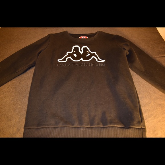 Kappa x Gosha Rubchinskyi Black Sweater XL - Picture 2 of 3